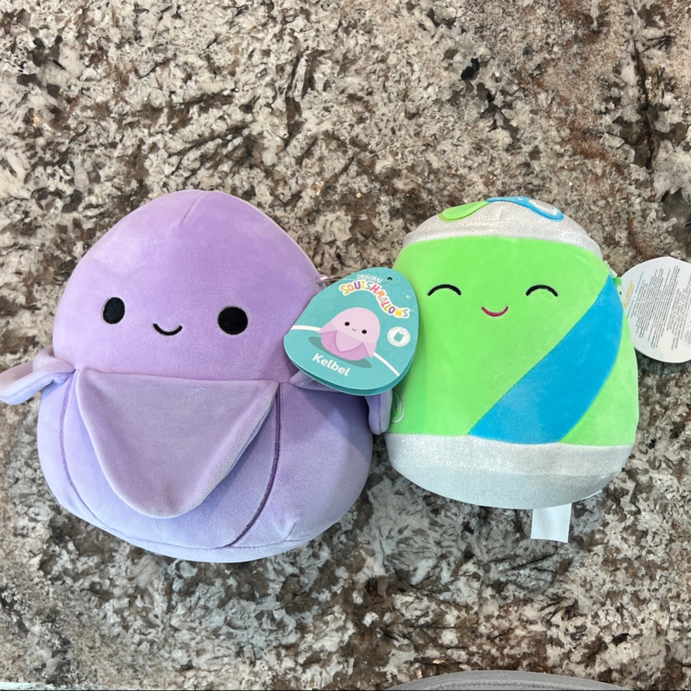 Squishmallows Plush Lot (2) | Kelbel & Gist | New w/ Tags | Cute & Collectible